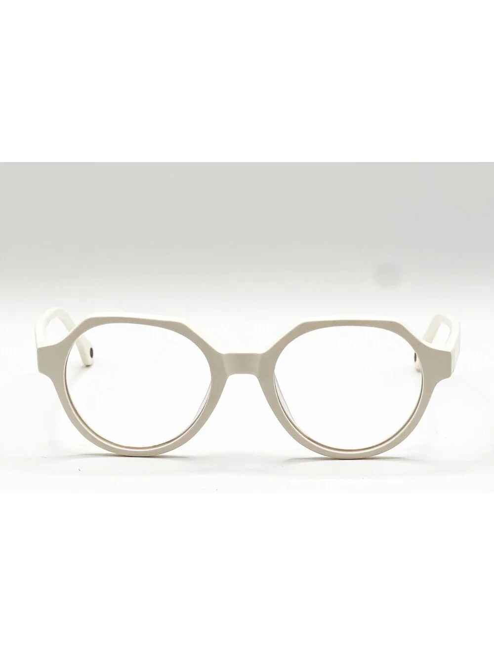 Muse 32-000080 White Geometric Authentic Eyeglass Frames 51-19-145